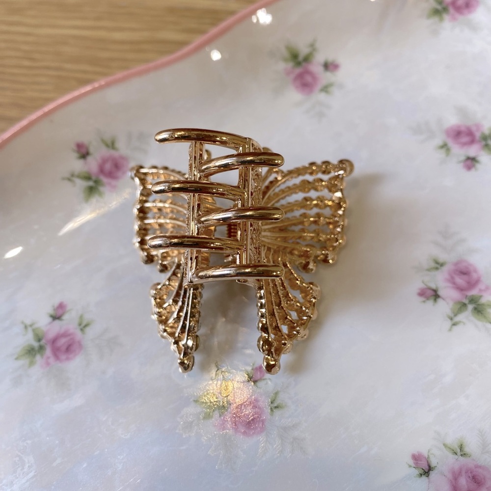 🦋 Butterfly Hair clip/Claw with Bling! New! - Picture 5 of 8